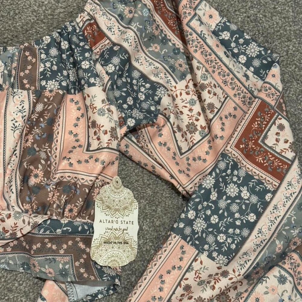 NWOT Altar'd State Patchwork Cottagecore Floral B… - image 2